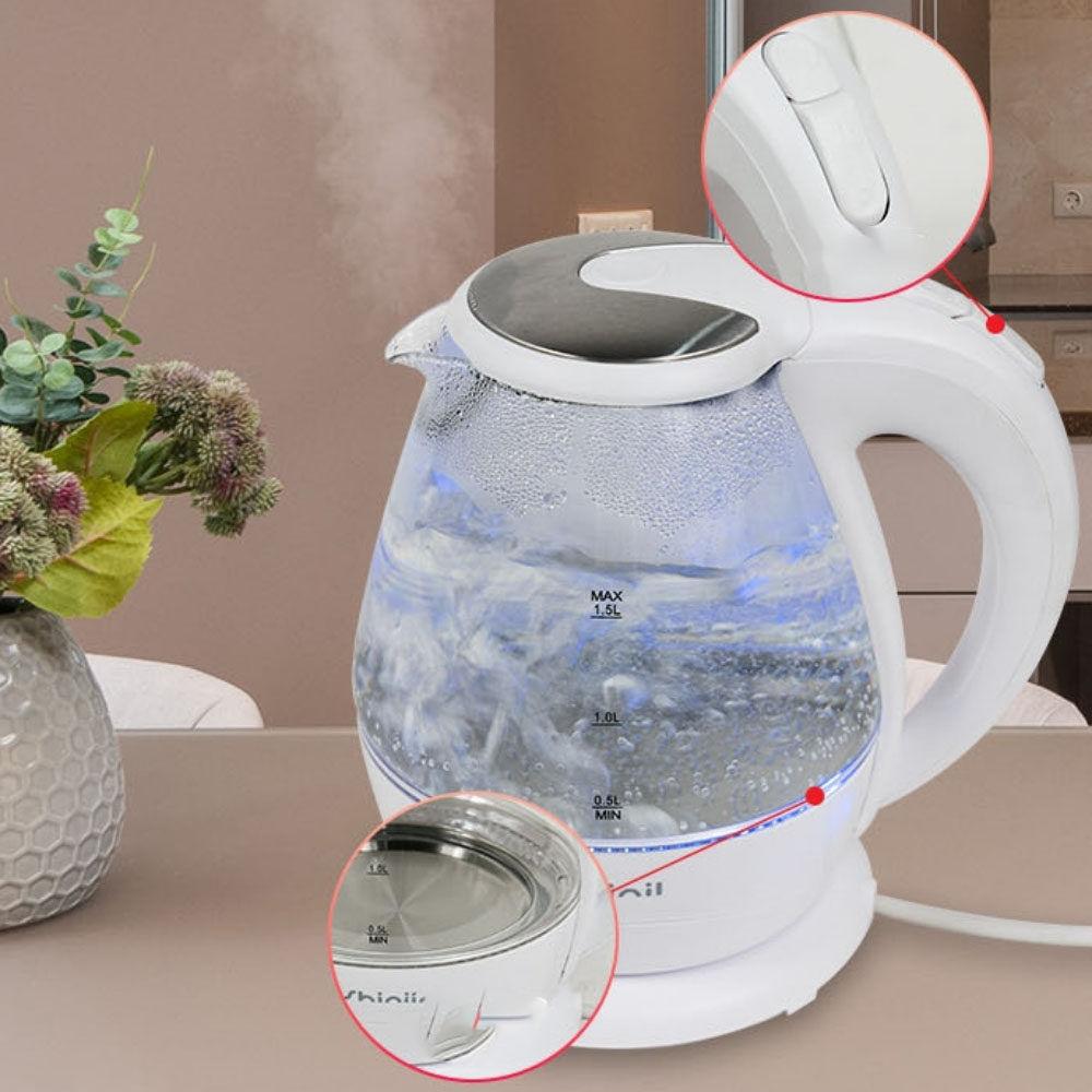 신일 전기포트 내열유리 미니 커피포터 차탕기