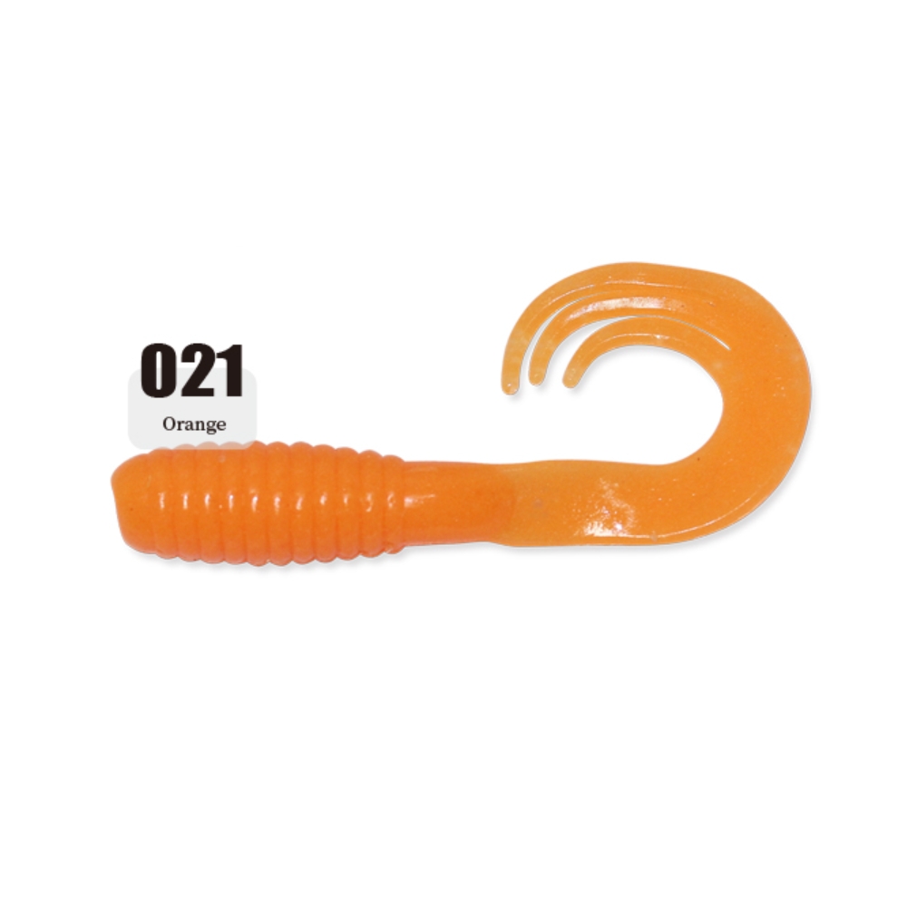 캣츠크로우 트리플그럽 꺽지웜 쏘가리웜 021 오렌지, 5cm(2인치) - 상세 이미지 4