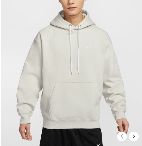 국내매장판 나이키 솔로 스우시 남성 플리스 풀오버 후디 DX1356-072