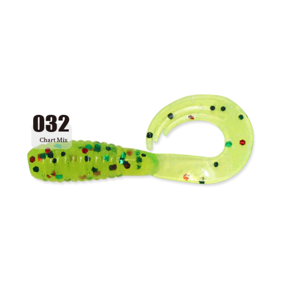 캣츠크로우 트리플그럽 꺽지웜 쏘가리웜 032 차트 믹스, 5cm(2인치) - 상세 이미지 4