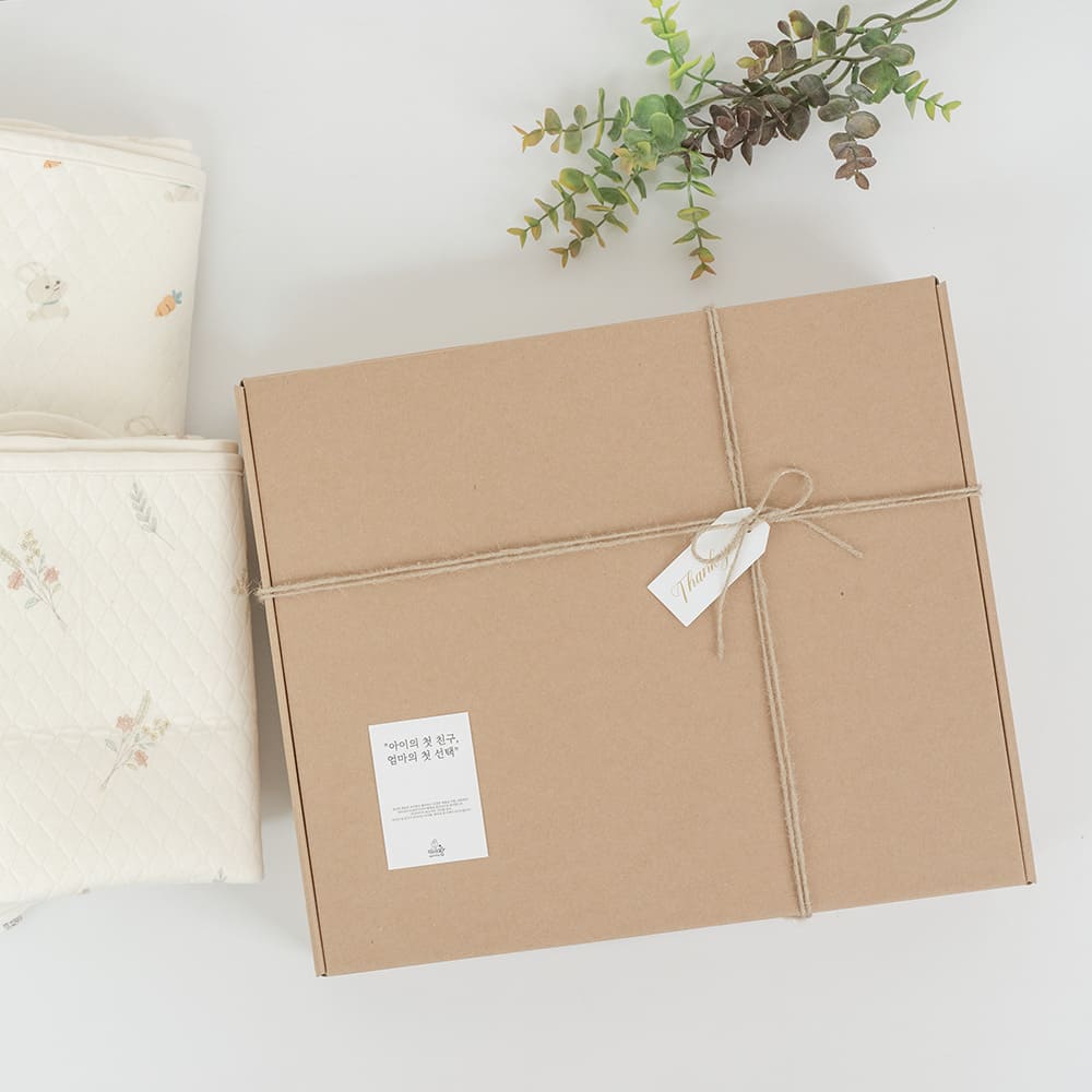 [선물포장]신생아 논슬립 방수요 미듐(M)+스몰(S)