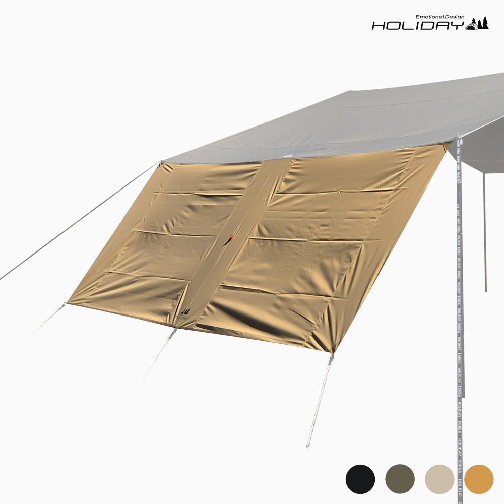 홀리데이 렉타 타프 블랙코팅 300D 더블립 사이드월