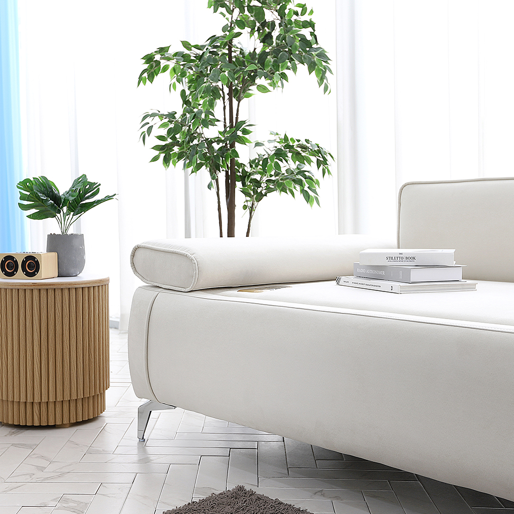 국내제작 라떼 4인용 패브릭 흙쇼파 황토 소파 온열 온돌 카우치 흙침대쇼파 CL447