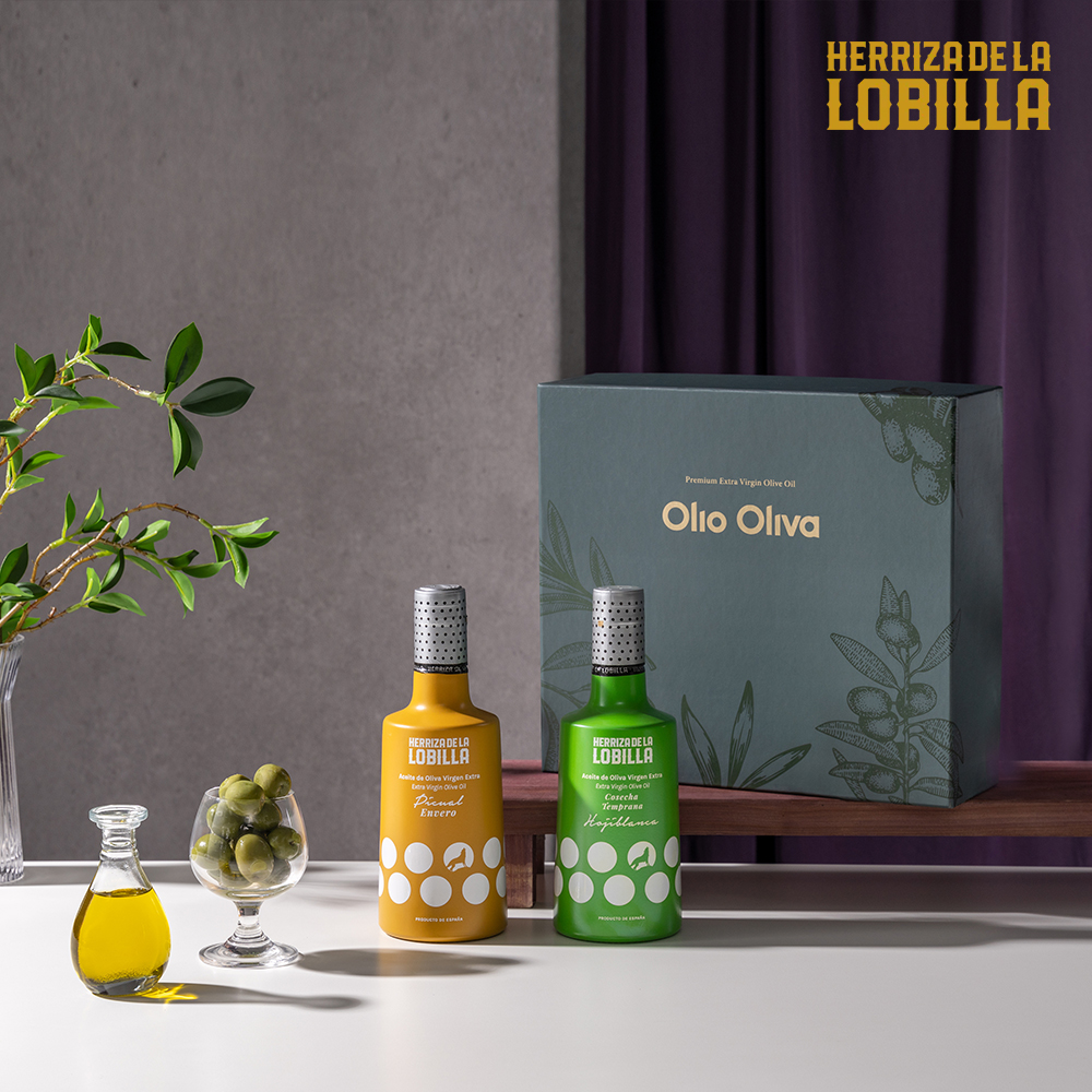 올토샷 항공직송 로빌라 엑스트라버진 올리브오일 선물세트 500ml 2종, 그린 쇼핑백 동봉 - 상품 이미지