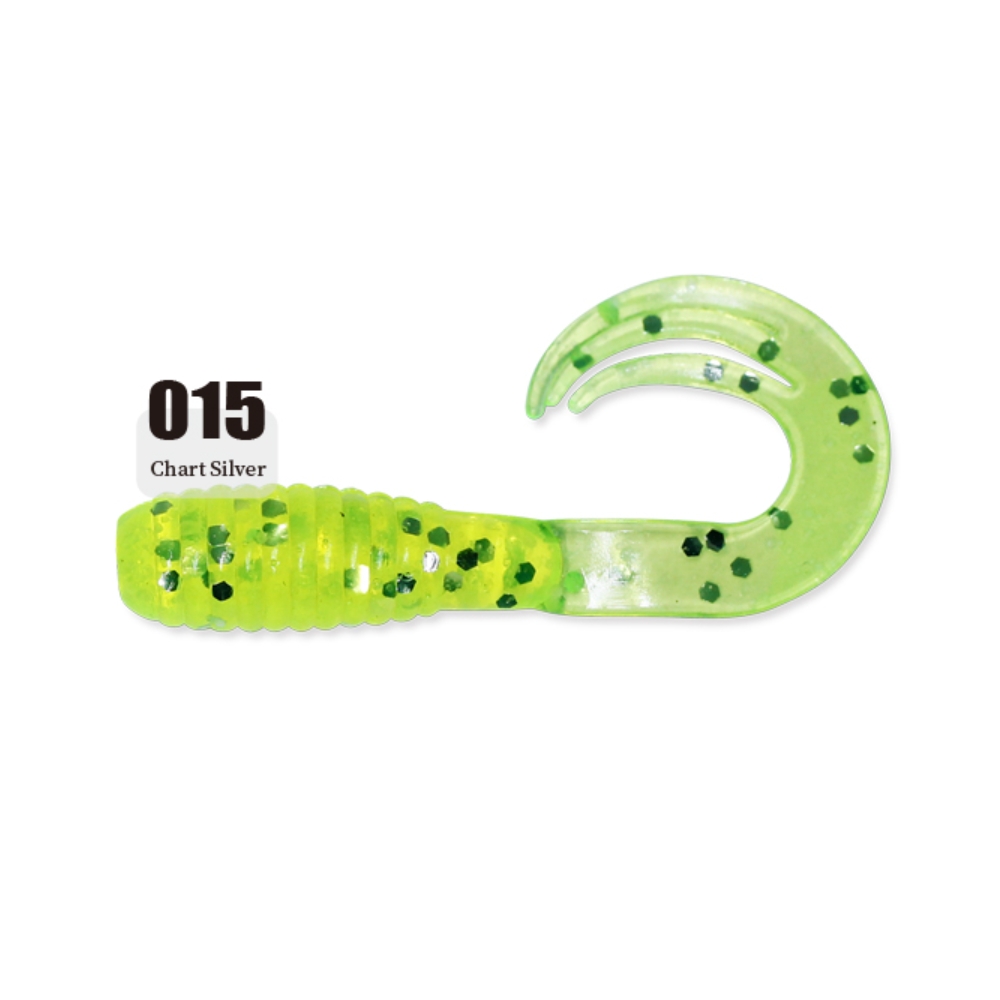 캣츠크로우 트리플그럽 꺽지웜 쏘가리웜 015 차트 실버, 5cm(2인치) - 상세 이미지 4