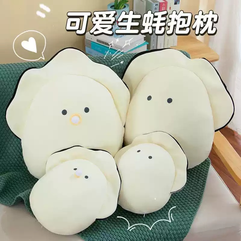 굴인형 애착 미니 부드러운 낮잠 모찌 인테리어 귀여운 베개 생굴 말랑말랑 - 상세 이미지 3
