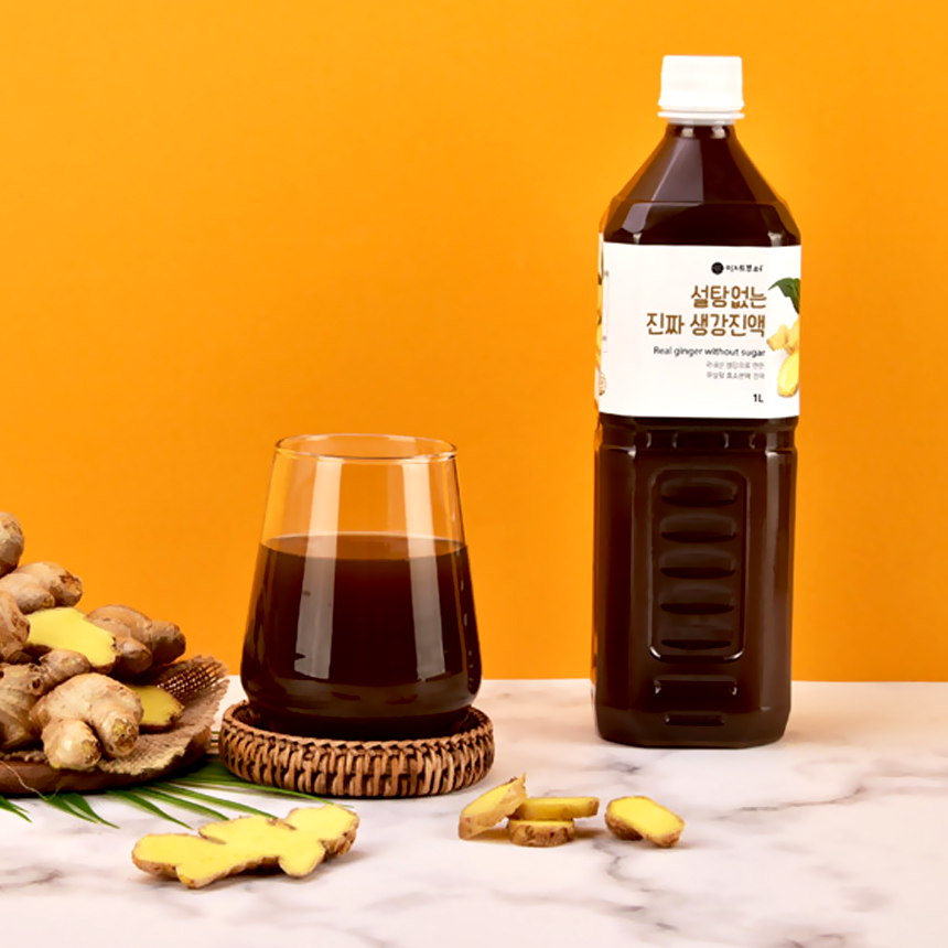이제부터 무가당 무설탕 생강진액 1L 생강차 생강즙 생강청 엑기스