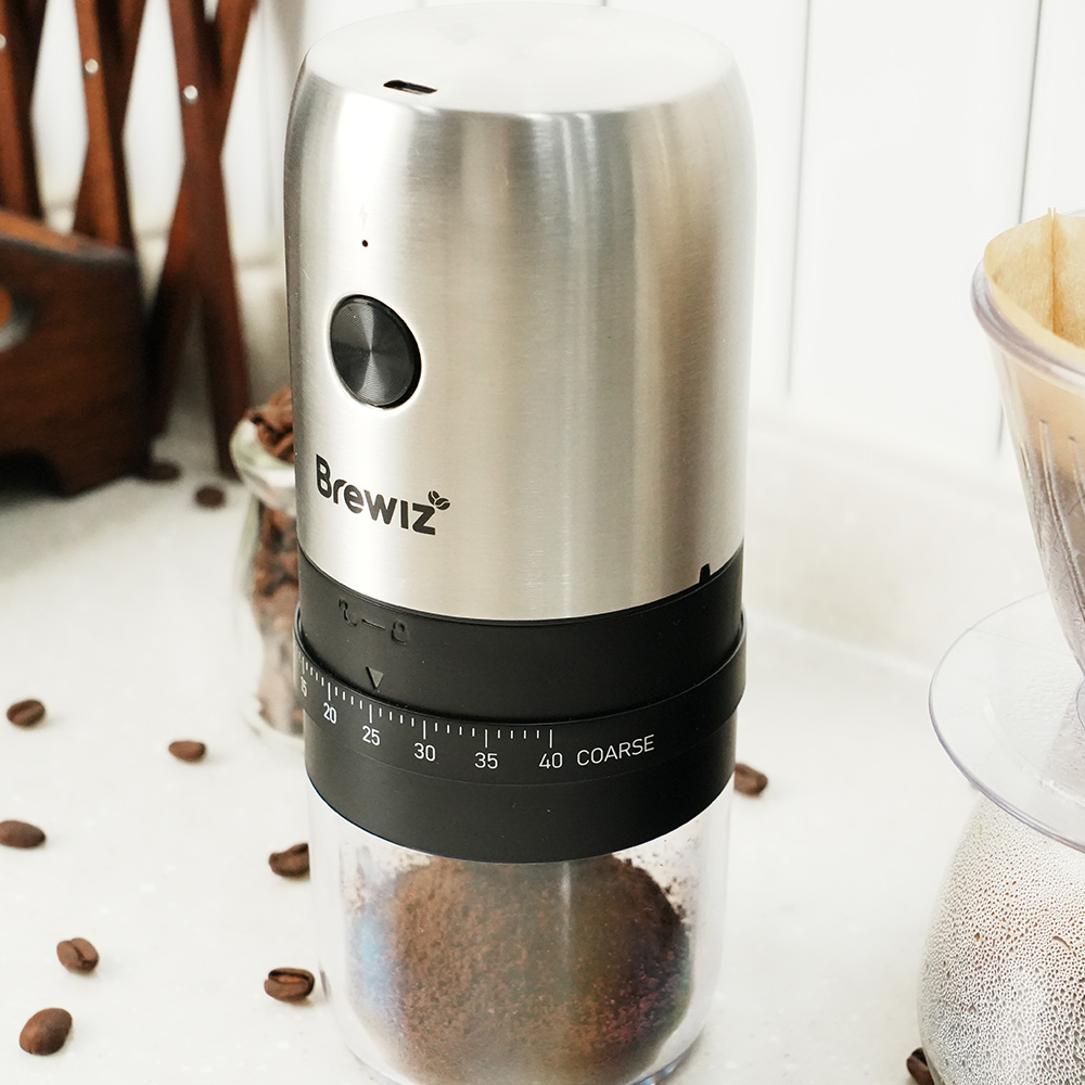커피그라인더 무선 원두 40단계 분쇄기 전동 가정용 휴대용 자동