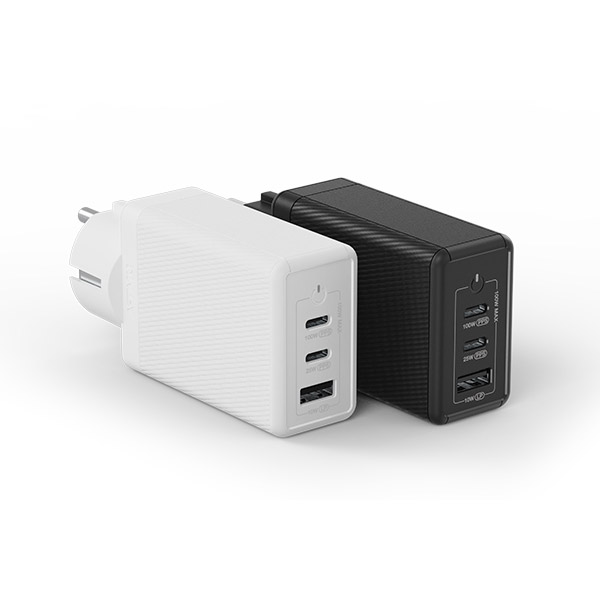 USB PD 100W PPS GaN 접지 멀티 초고속 충전기 GS610 블랙