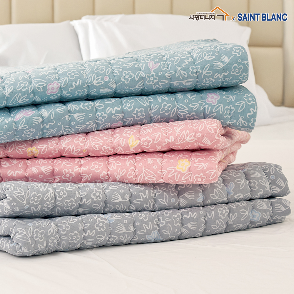 SK242 아트 소프트마이크로 항균 논슬립 매트리스패드 cg