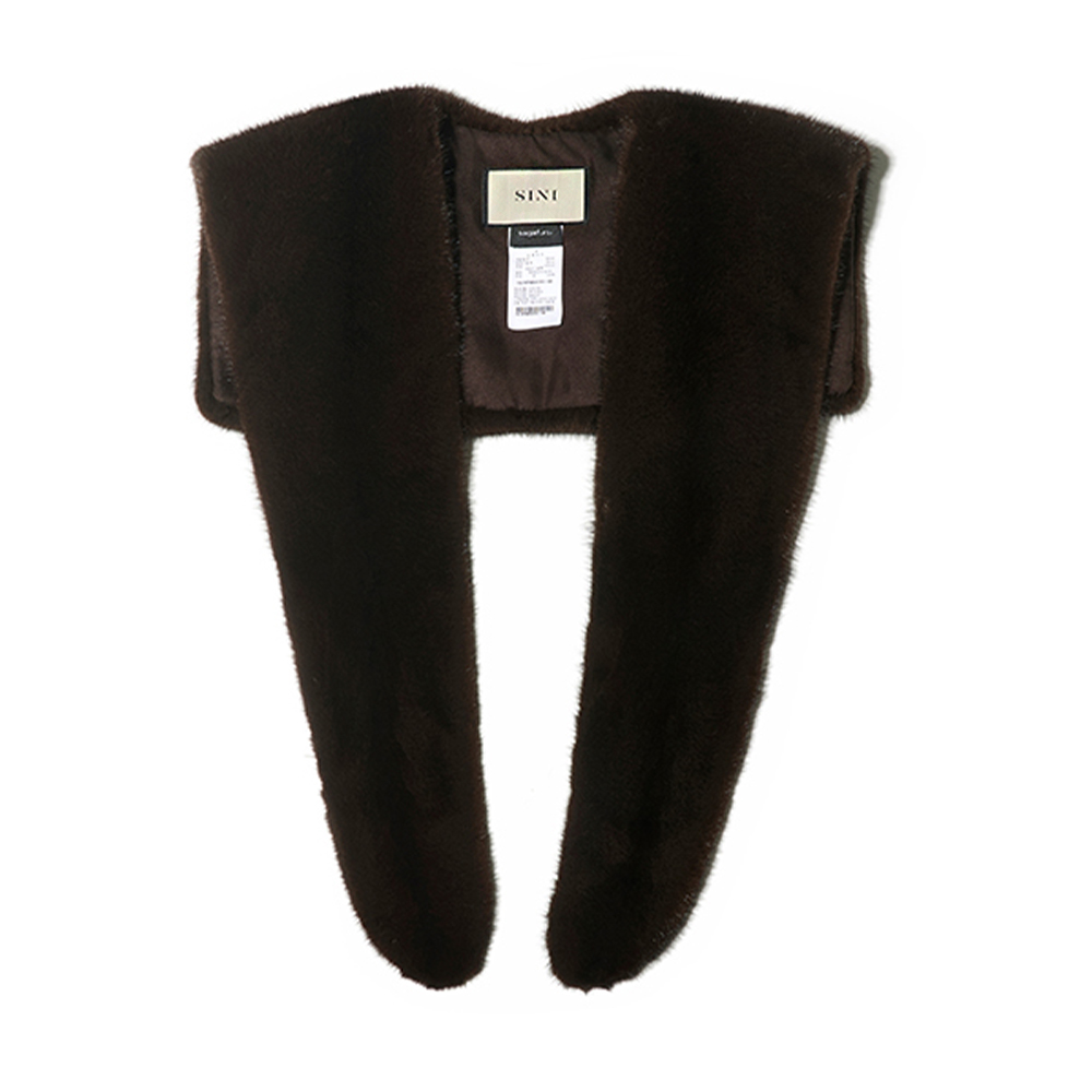 시니(SINI) 사가 밍크 어부바 숄 머플러 (4colors)