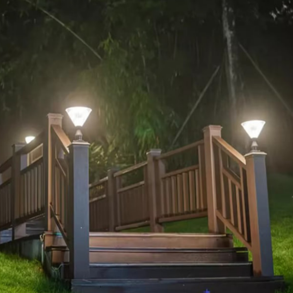 태양광전등 LED 태양열 태양광 조명 정원등 잔디등 문주등 전구색 - 상세 이미지 5