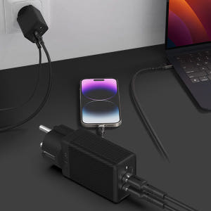 USB PD 65W PPS GaN 접지 듀얼 초고속 충전기 GC820 블... 개봉기 | 실사용 후기 - 상품 이미지 2