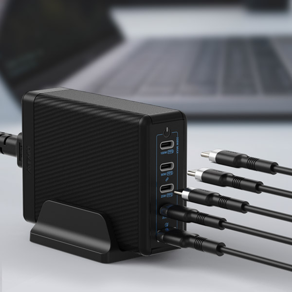 USB PD 228W PPS GaN 접지 멀티 초고속 충전기 GE510 화이트 - 상세 이미지 4