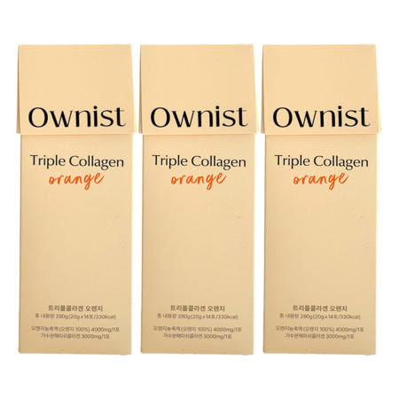 오니스트 트리플콜라겐 오렌지 20g x 14포 3개
