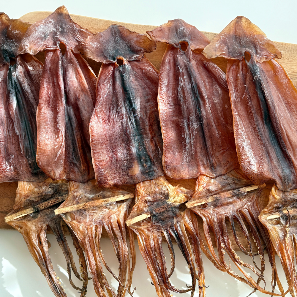 국산 쫄쫄이오징어 마른 건조 건오징어 배오징어 10마리