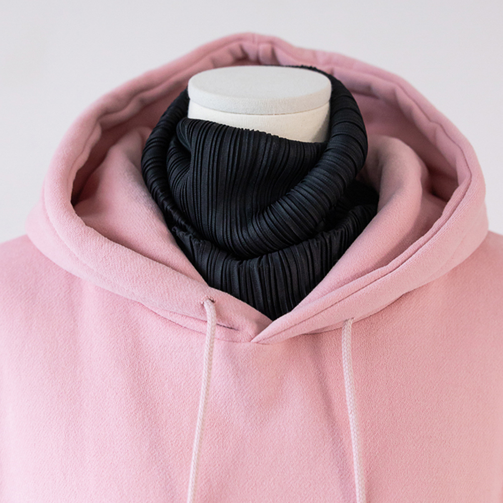 브릭스 유연한 플리츠 주름 간편 넥워머 상세 이미지 5