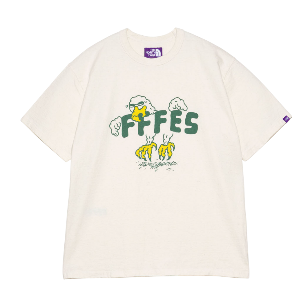 노스페이스퍼플라벨 반팔티 FFFES 그래픽 콤보 티 나나미카 25SS N25SI066 남녀공용 데일리 반팔티 프린트 로고 티셔츠 - 상품 이미지