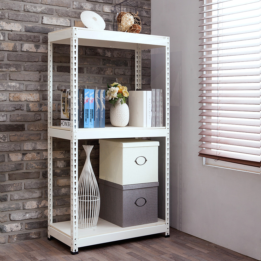 뮤트 3단 팬트리 다용도실 시스템 무타공 문뒤 선반 책 모듈 선반장 500400900 - 상세 이미지 2