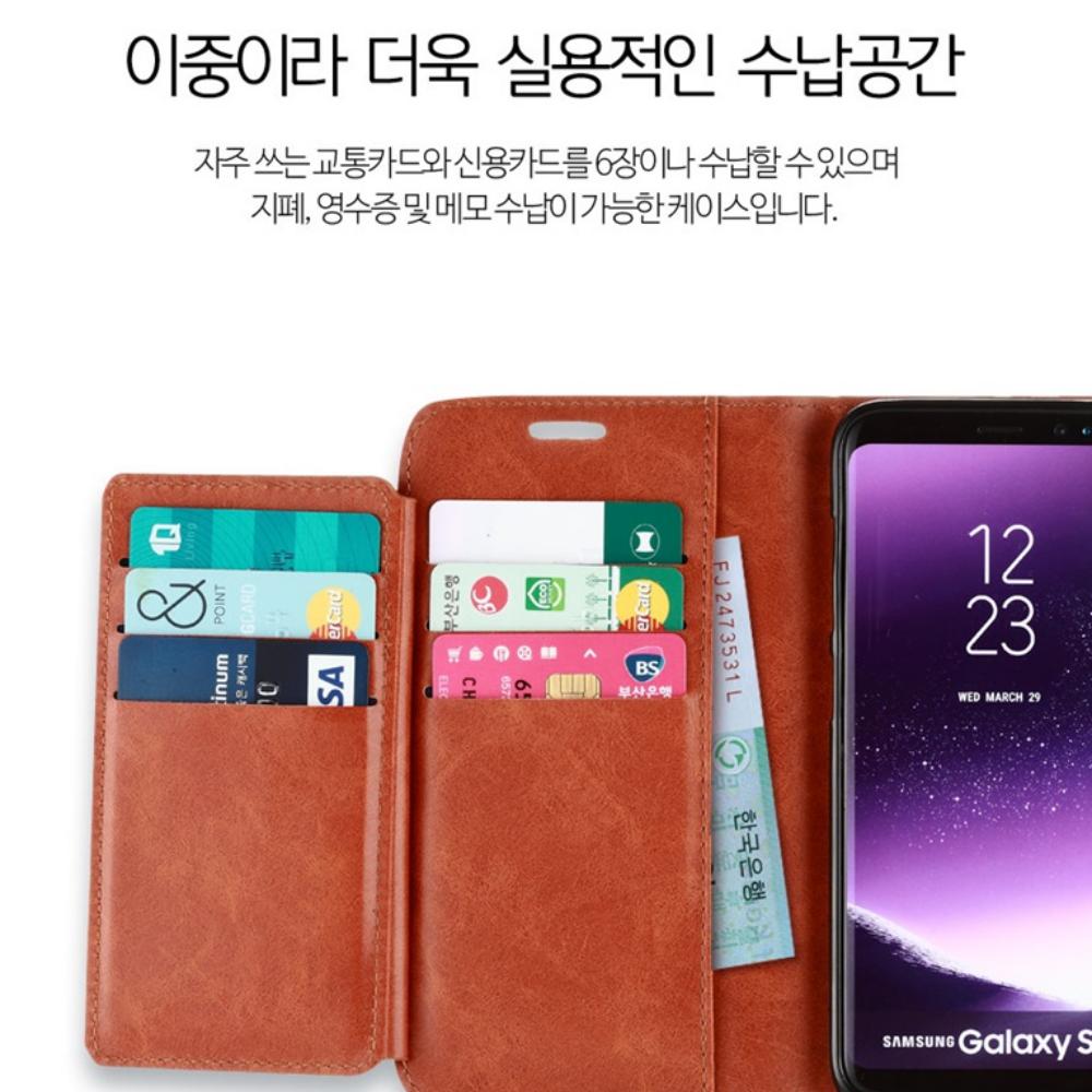 갤럭시A32 카드 케이스 이중 포켓 사노엘 SM-A325N - 상세 이미지 3