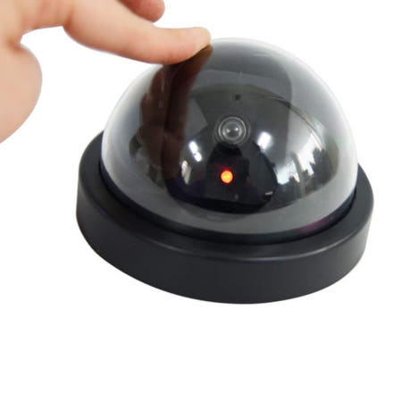 [스피어협력사OEM]돔형카메라 모형카메라 가짜CCTV 블랙