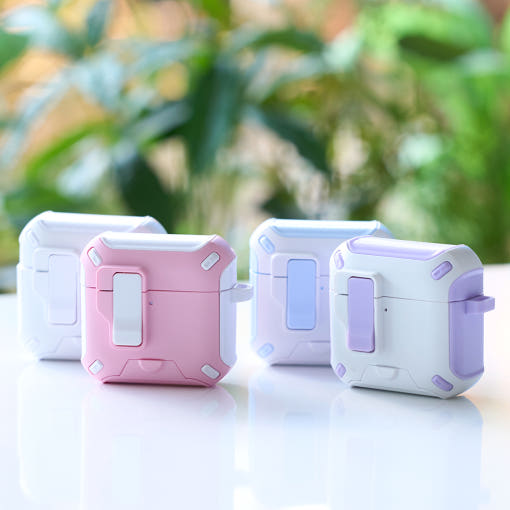 온아워 에어팟 프로2 케이스 2세대 분실방지 락 범퍼 맥세이프 케이스 퍼플 이미지