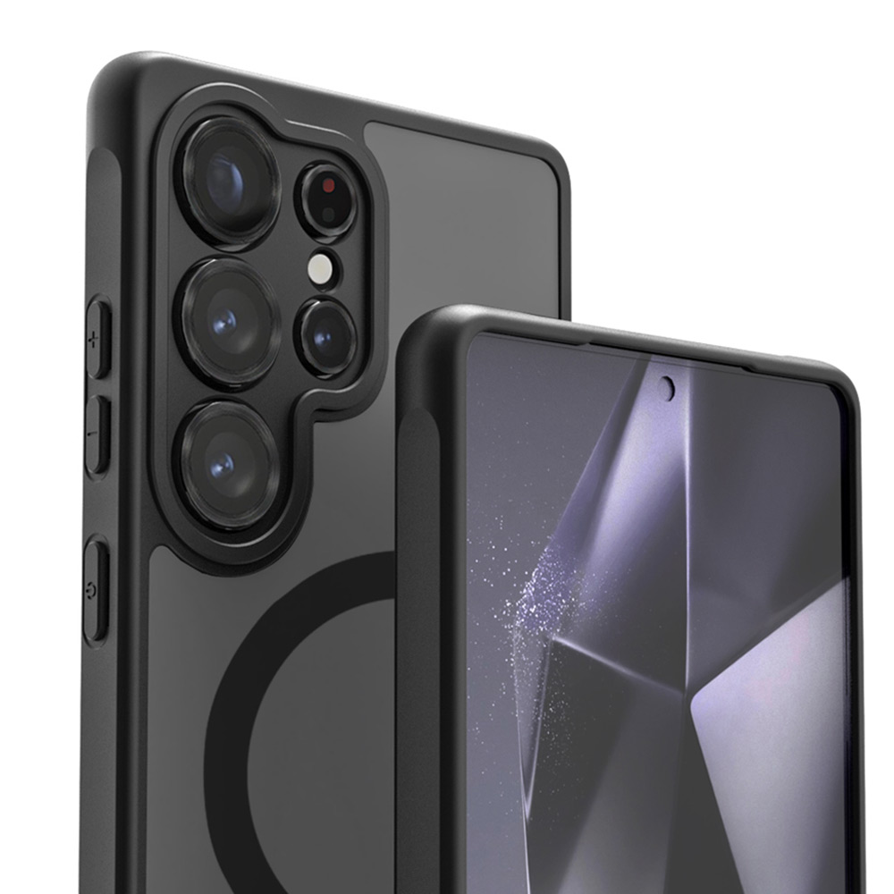 나하로 맥세이프 케이스 아머 하이브리드 블랙, 갤럭시S25