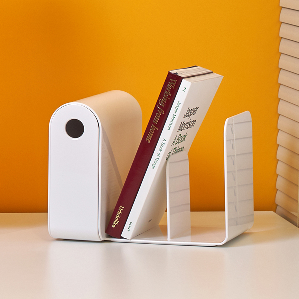 국산 에이플럼 인테리어 북엔드 책꽂이 책상 미니 수납 정리함 트레이 간이 책정리대 이미지 7