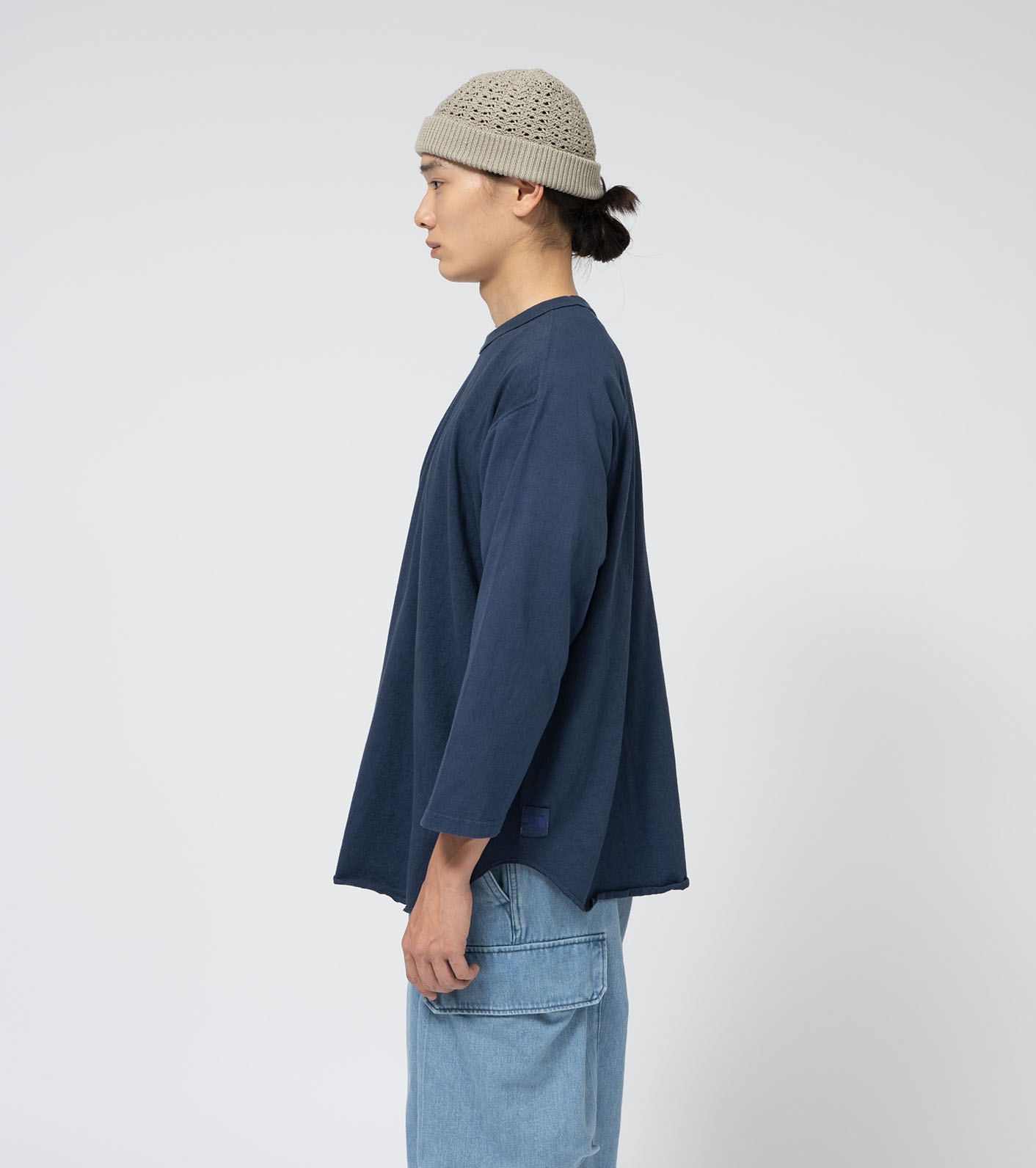 노스페이스퍼플라벨 티셔츠 7oz 필드 베이스볼 티 나나미카 25SS N25SH016 남녀공용 데일리 맨투맨 티셔츠 - 상세 이미지 4
