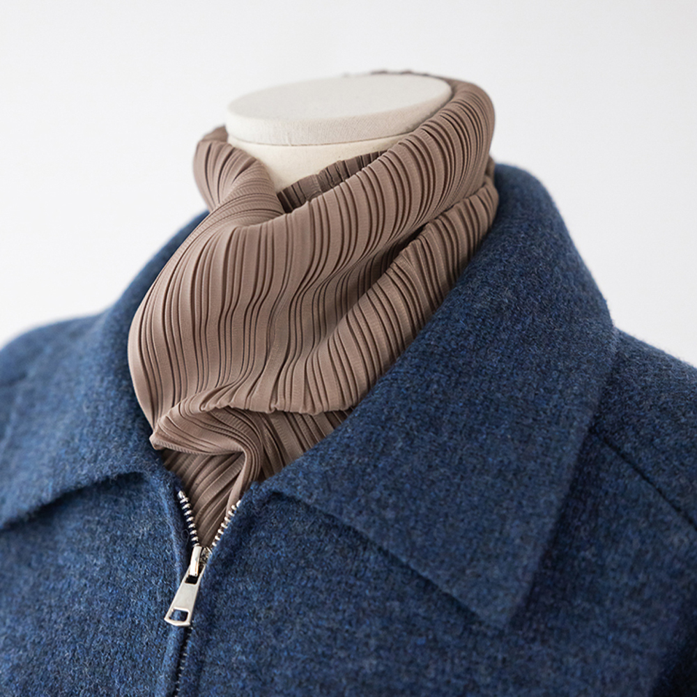 브릭스 유연한 플리츠 주름 간편 넥워머 상세 이미지 3