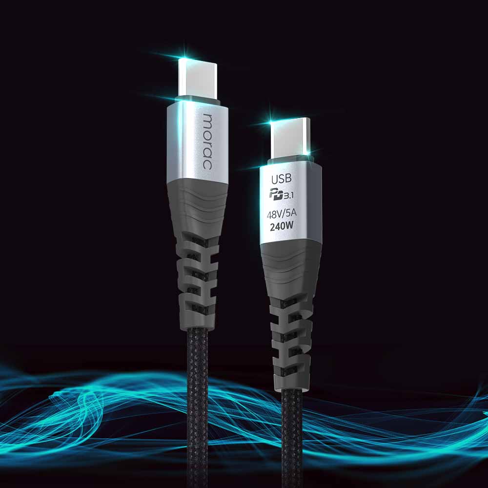 모락 크로크 USB PD3.1 CtoC 240W 고속충전 케이블 1M