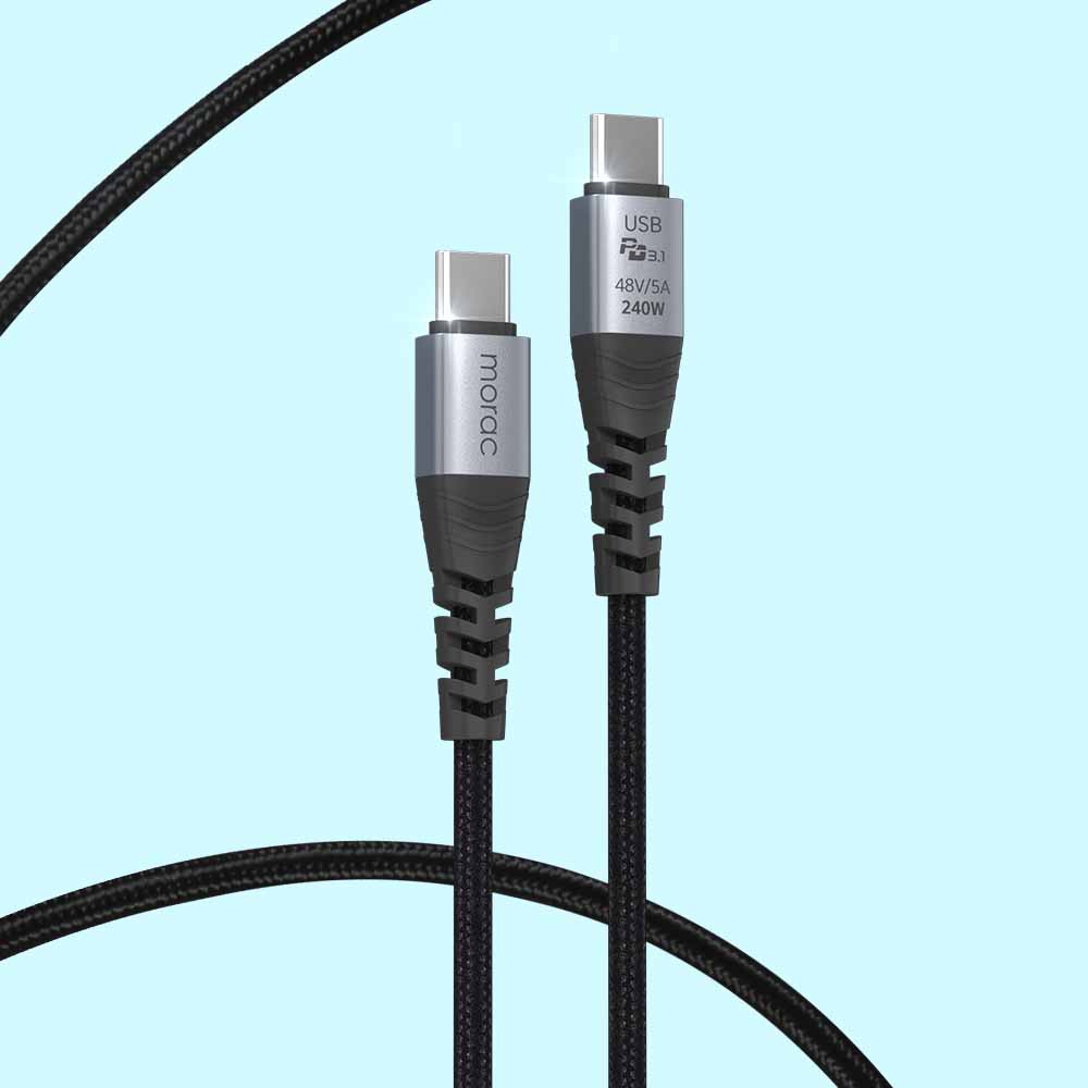 모락 크로크 USB PD3.1 CtoC 240W 고속충전 케이블 1M - 상세 이미지 5