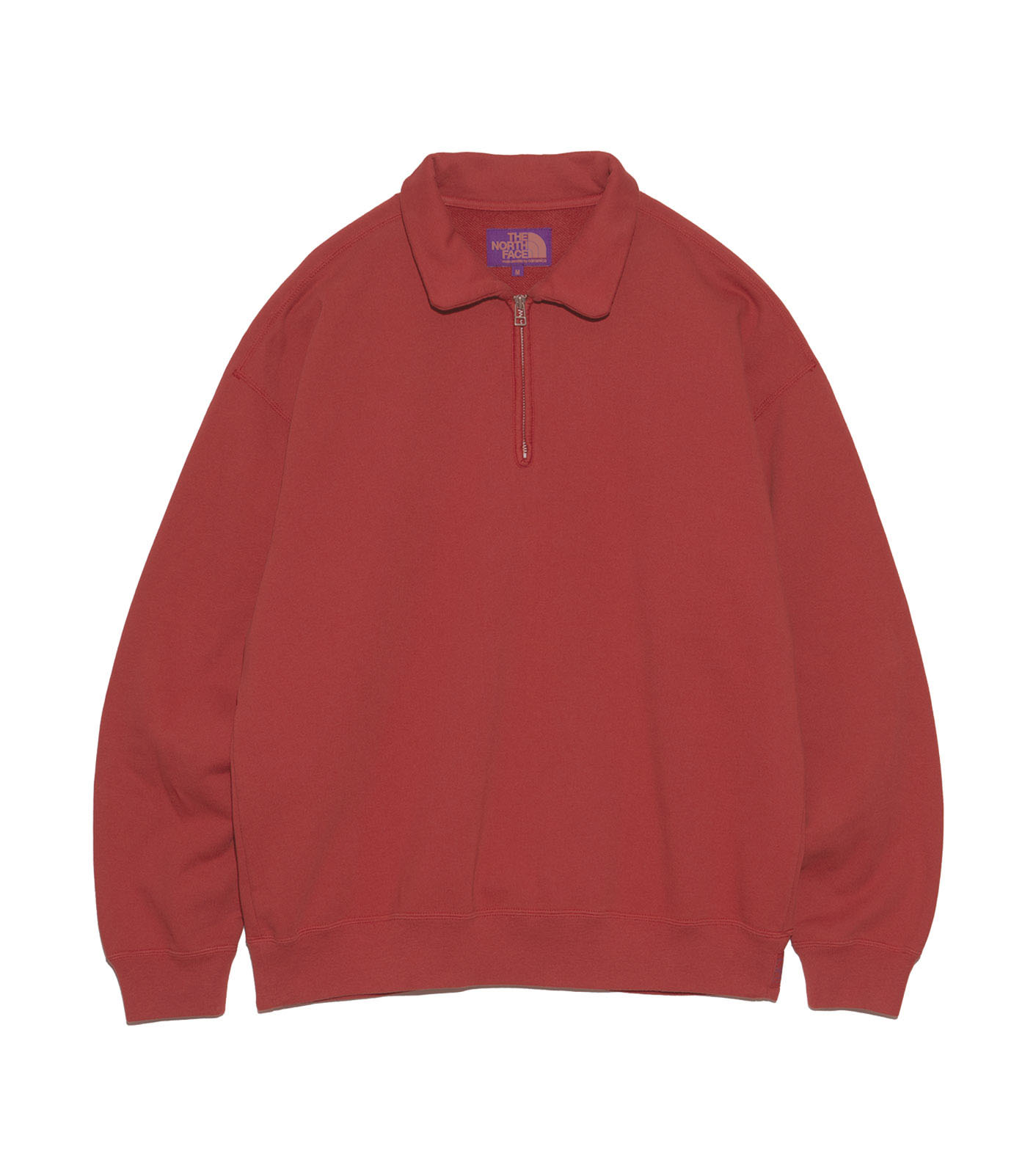 노스페이스퍼플라벨 티셔츠 11oz 하프 집 스웻셔츠 나나미카 25SS N25SH010 남녀공용 반집업 맨투맨 카라티셔츠 - 상세 이미지 2