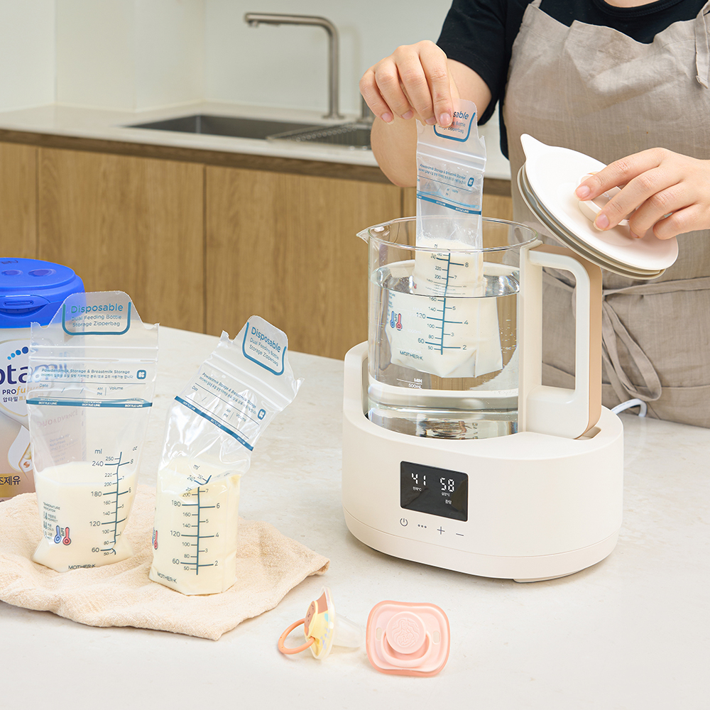 보아르 아가맘마 퓨어 분유포트 통유리 전기 커피포트기 무선 멀티 주전자 보온 안심세척