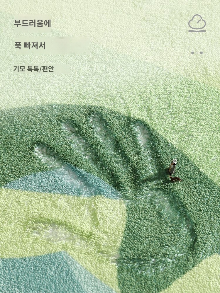 카페트 웨이브 고급 러그 인테리어 디자인 물결 거실 비정형 - 상세 이미지 3