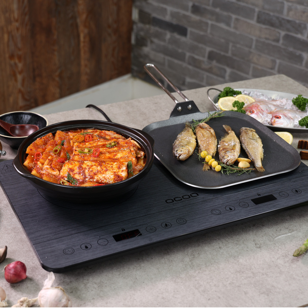 [전기 공사없이 바로] 오쿠 프리미엄 2구 인덕션 OCC-IH2500H 최대 3400와트