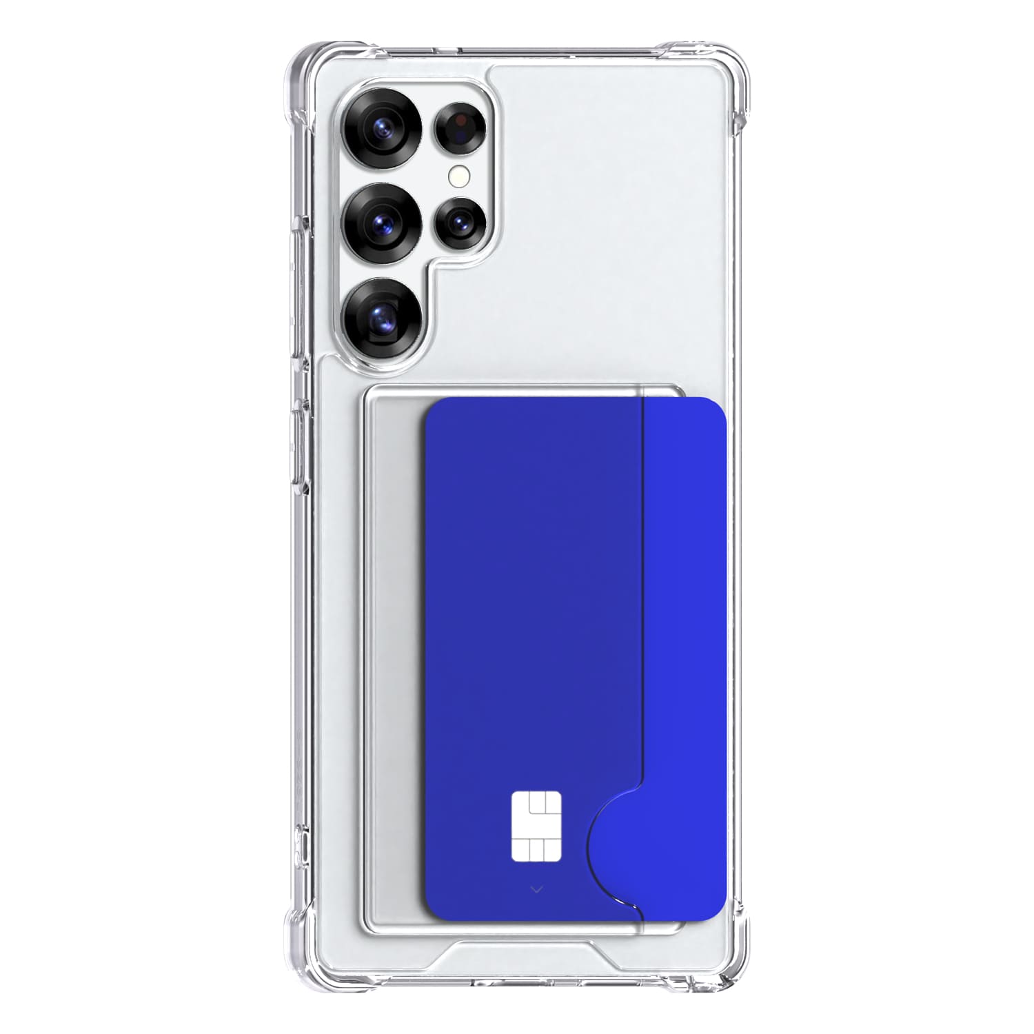 168cm 카드수납 케이스 범퍼 투명, 갤럭시S25 울트라