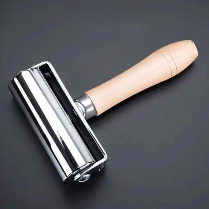 가죽 공예 롤러 도구 약칠기 공예 접착 스트랩 압착 페인트 핸드 본드접착 소형 26mm - 상품 이미지