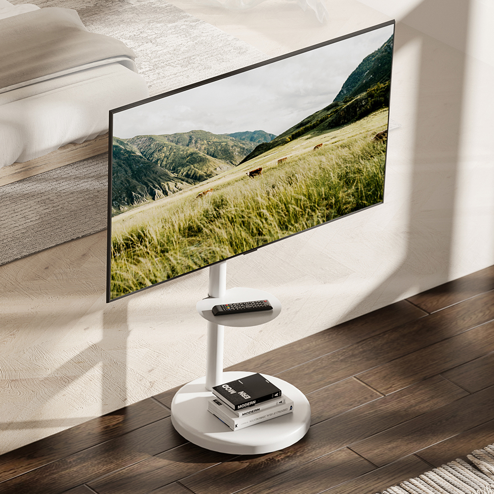 109cm 스마트TV+엔텐바이미 화이트세트 이동식 삼탠바이미 삼텐 엘텐 티비스탠드 스텐드 - 상세 이미지 2