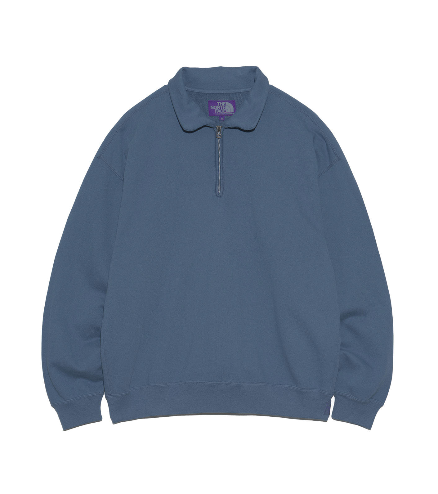 노스페이스퍼플라벨 티셔츠 11oz 하프 집 스웻셔츠 나나미카 25SS N25SH010 남녀공용 반집업 맨투맨 카라티셔츠 - 상세 이미지 3