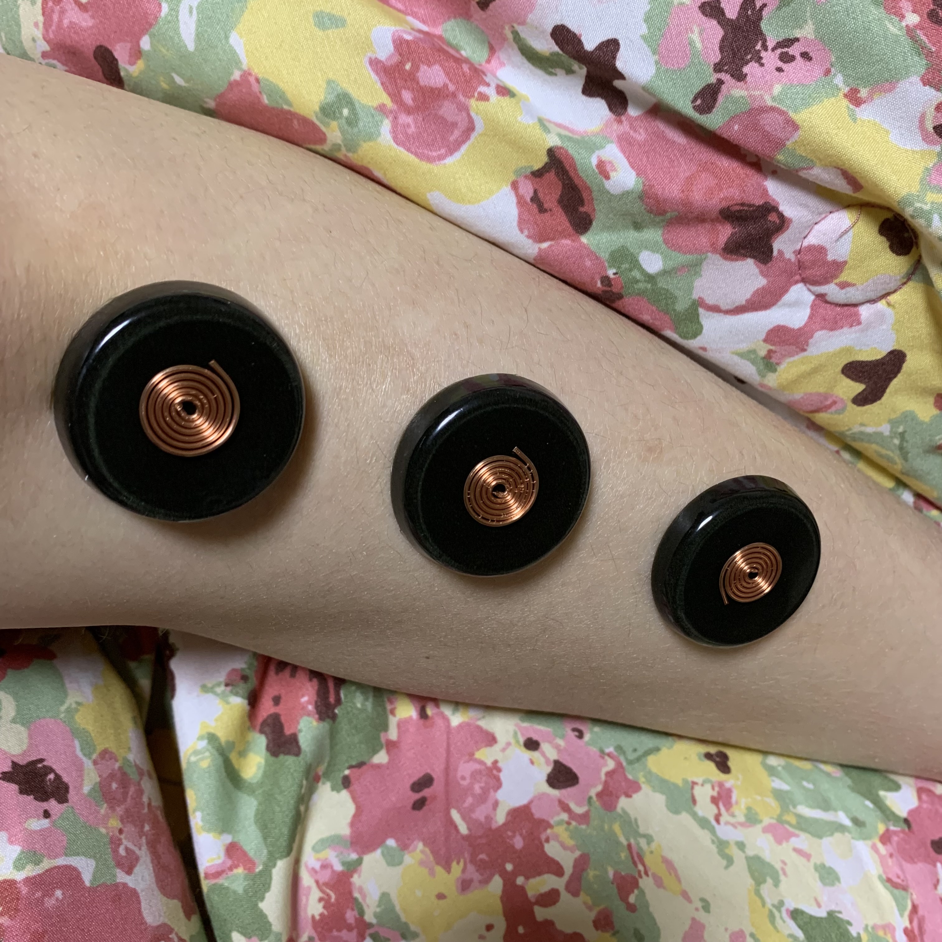 5D힐링 에너지정화 명상도구 코일 오르곤칩 오르고나이트 중M 이미지 7