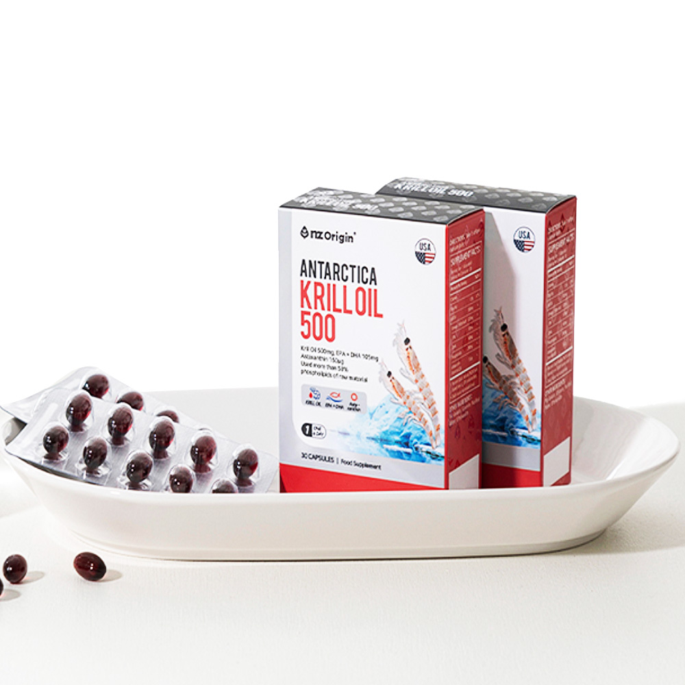 [엔젯오리진] 남극 크릴오일 500/ 500mg x30캡슐/ 신선한 오메가3/ 1개월분 - 상품 이미지