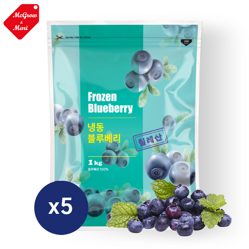 맥그로우앤마리 블루베리, 칠레산 냉동 블루베리, 건강한 아침, 간편한 블루베리, 신선한 블루베리