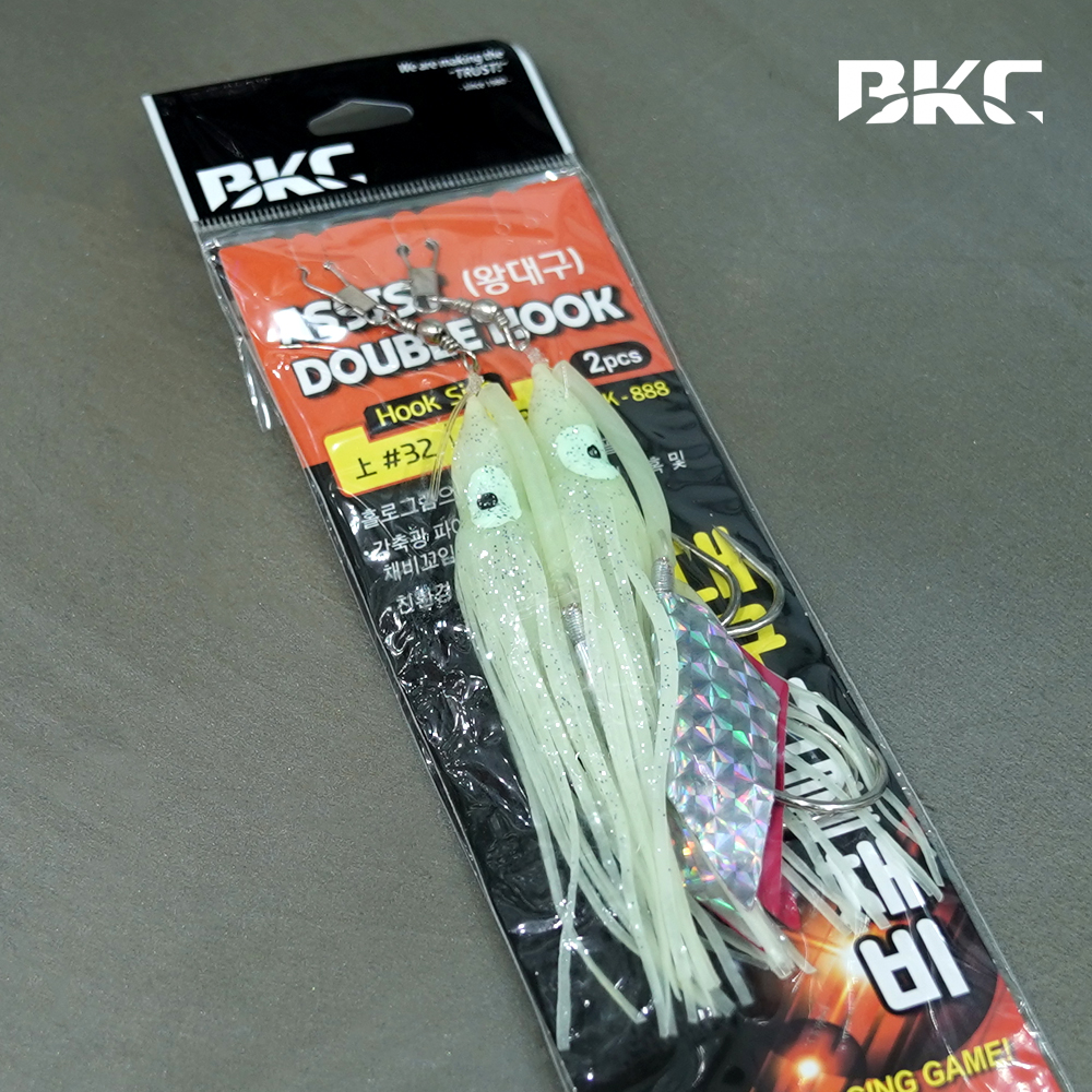 백경 만쿨 대구 라바 지깅 꼴뚜기 바늘 채비 BK-888 - 상세 이미지 2