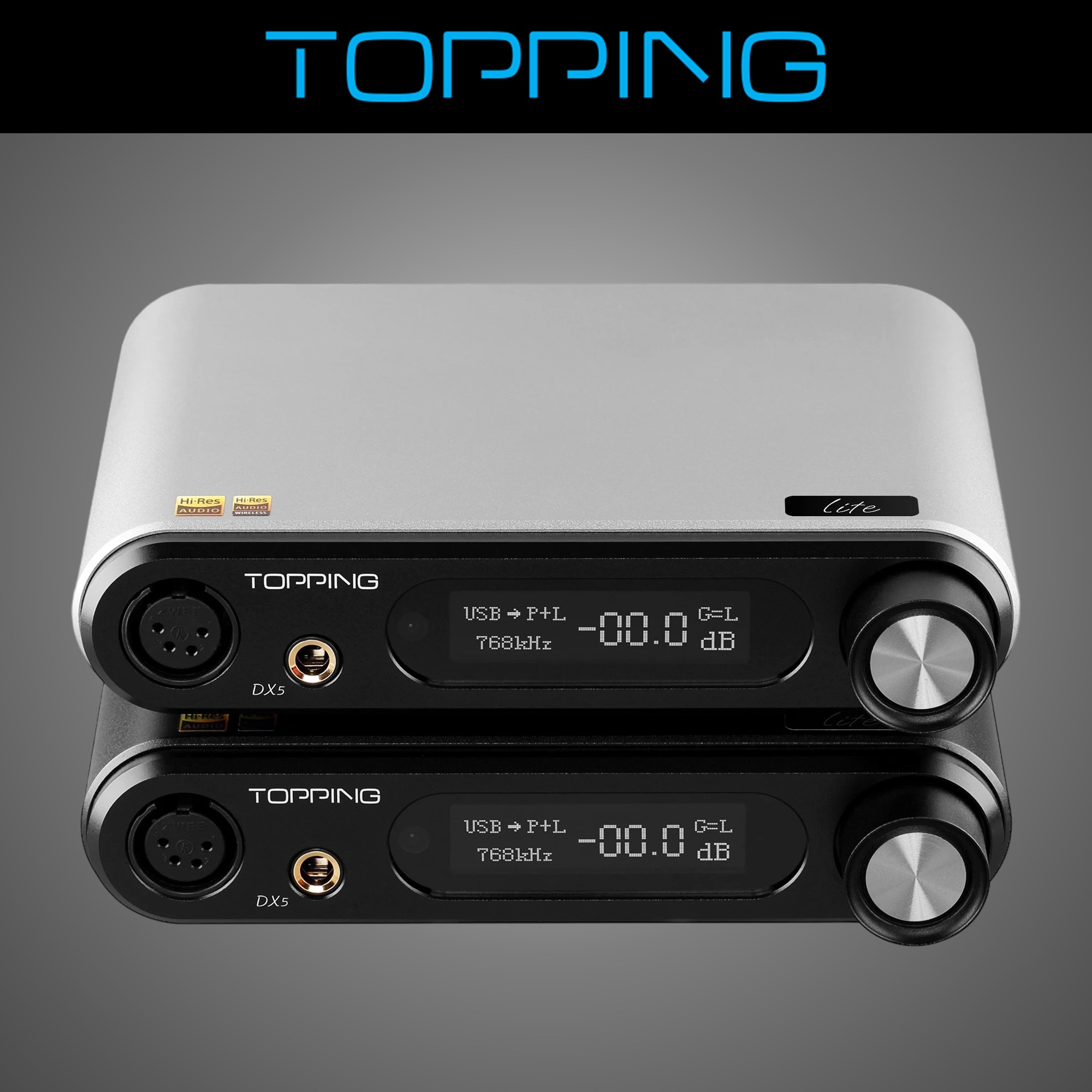 TOPPING 토핑 DX5 LITE DAC 헤드폰앰프 젠하이저 HD200 PRO 헤드폰 - 상세 이미지 3