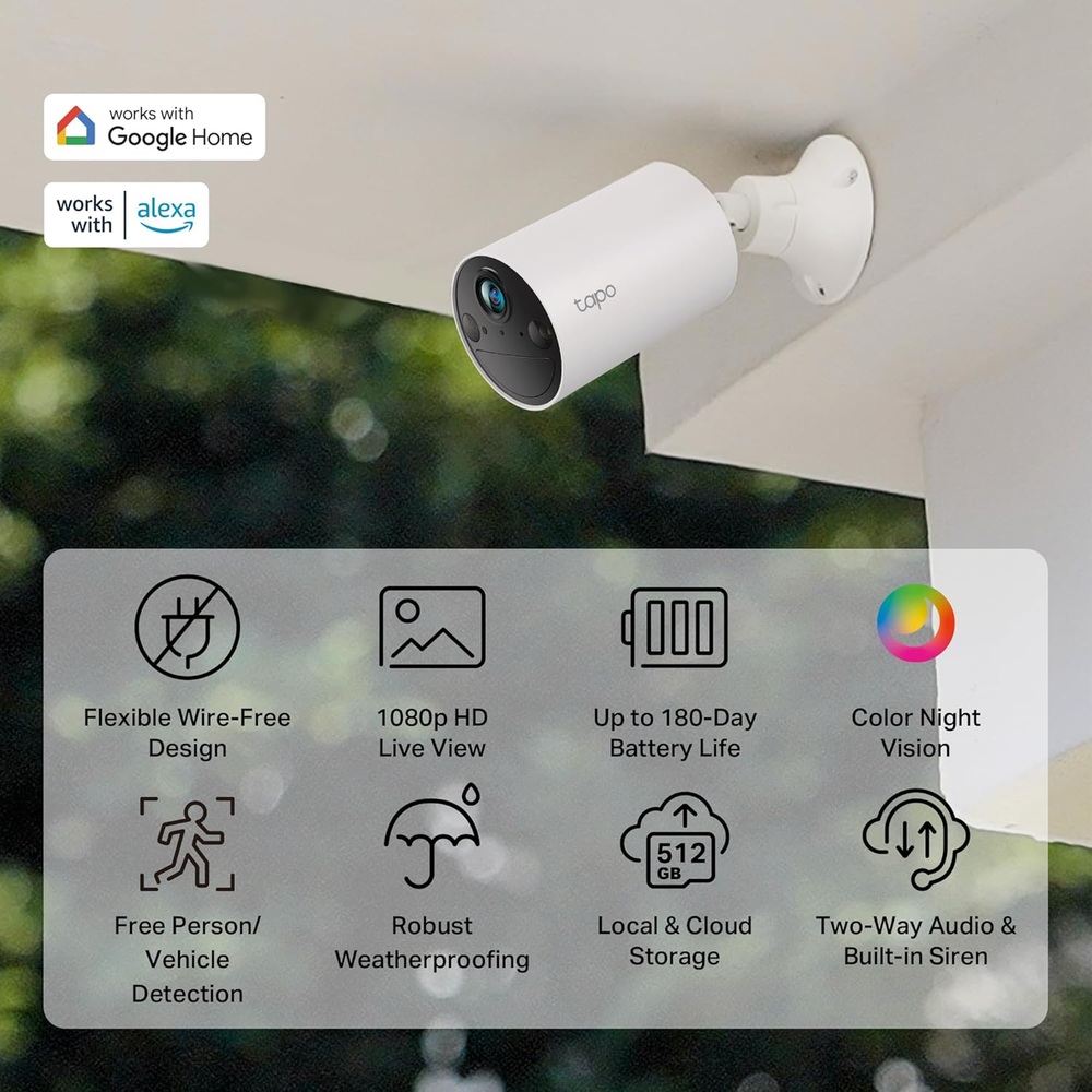 TP-Link Tapo C402 무선 실외 보안카메라 1080P - 상세 이미지 4