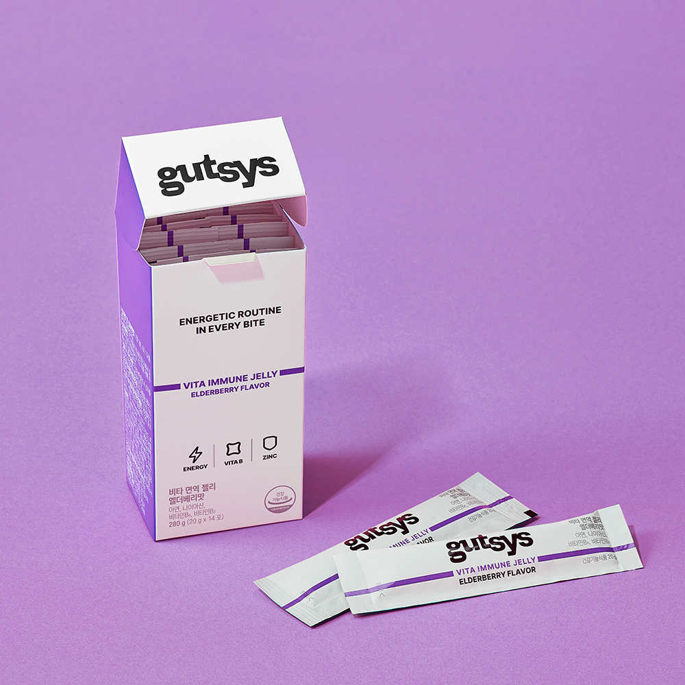 gutsys 것시스 비타 면역 젤리 엘더베리맛 14포, 1개 이미지 6