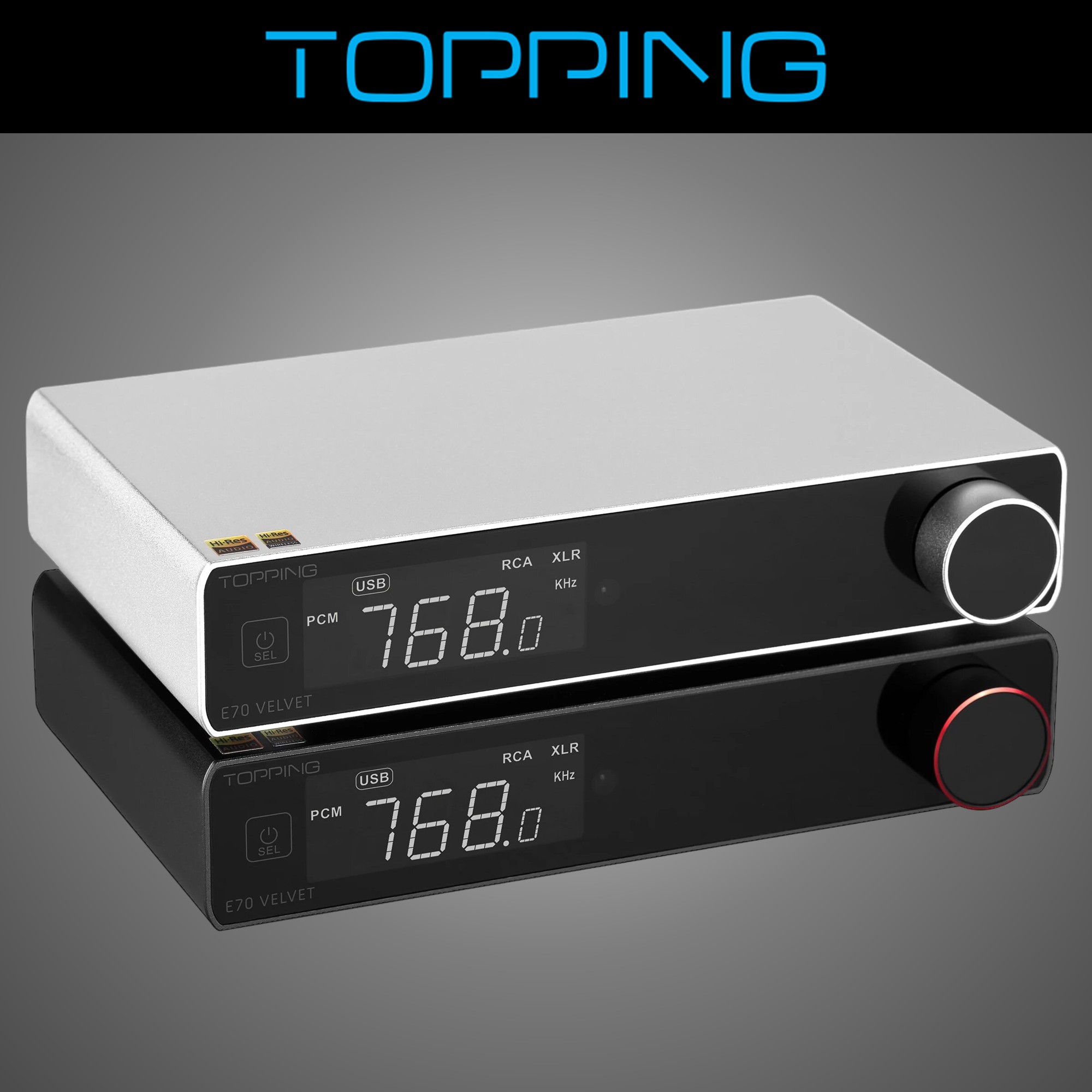 TOPPING E70 VELVET 토핑 E70 벨벳 DAC 정식수입제품 - 상품 이미지