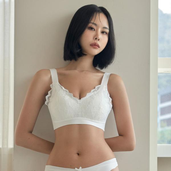 아이싱 레이스 브라 단품 노와이어브라 심리스브라 편한브라 - 상품 이미지