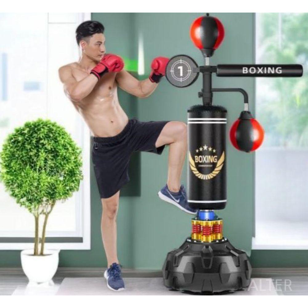 복싱 회전 샌드백 가정용샌드백 펀치볼 펀치 스트레스 가정용 블랙 - 상세 이미지 2
